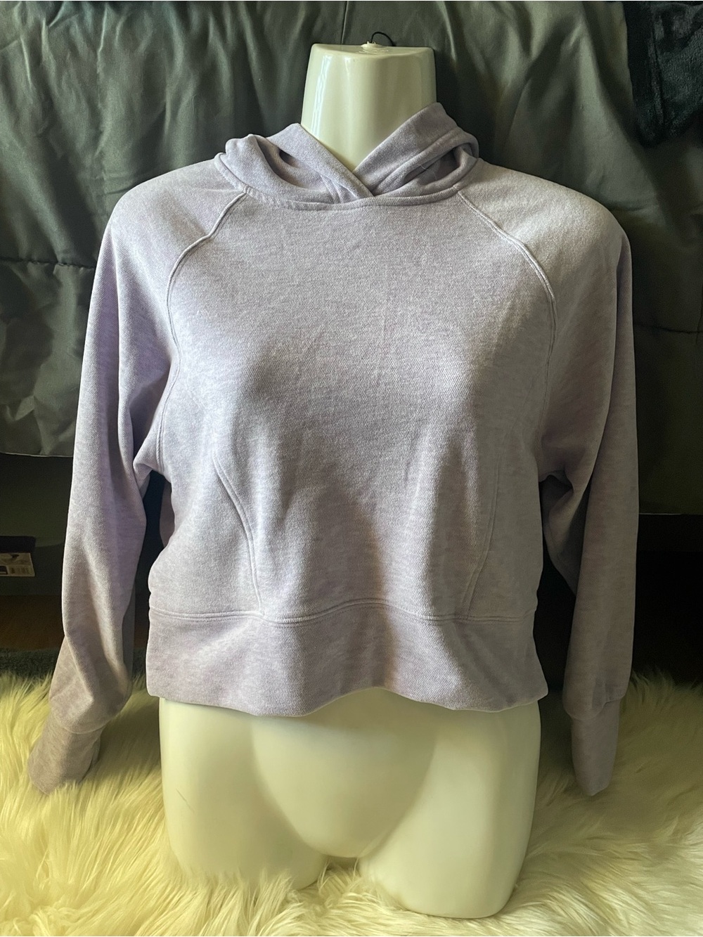 Women’s Light Lavender Hooded Pullover Sweatshirt